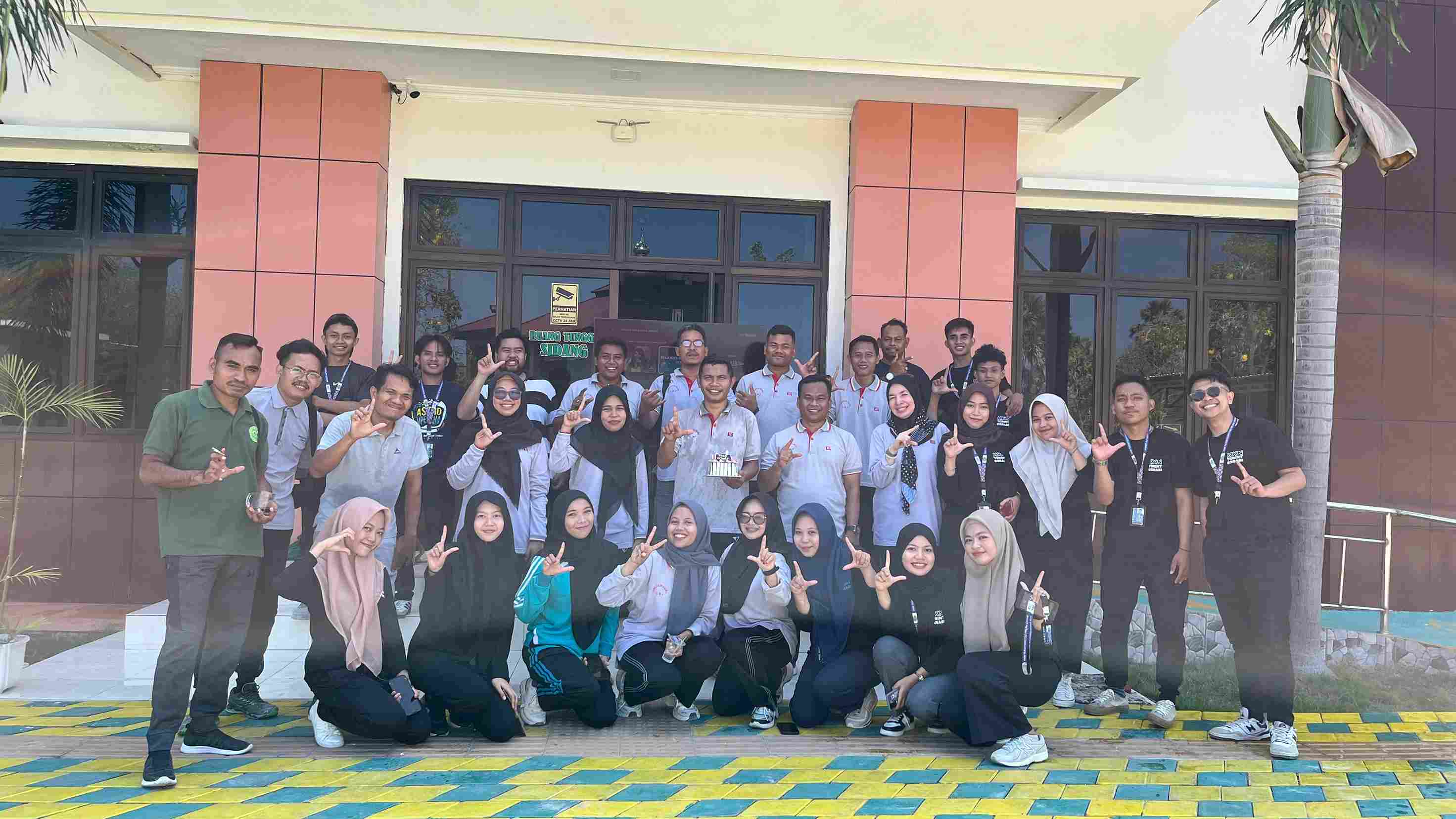 Olahraga pagi bareng mahasiswa PPL