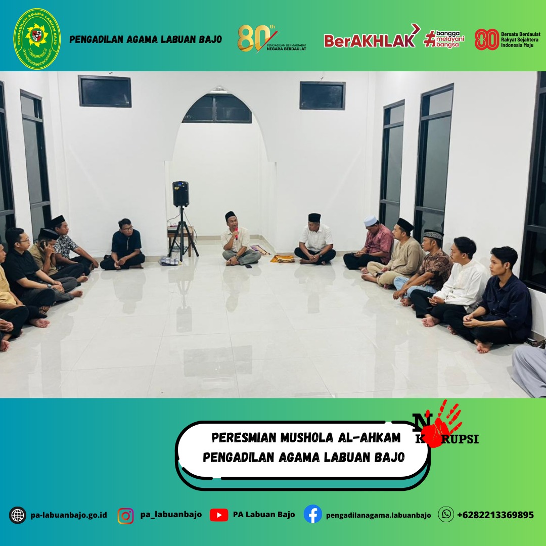 Peresmian Musholla 1