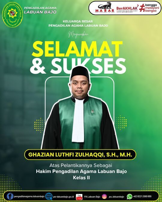 Ucapan Selamat Pelantikan Waka PTA