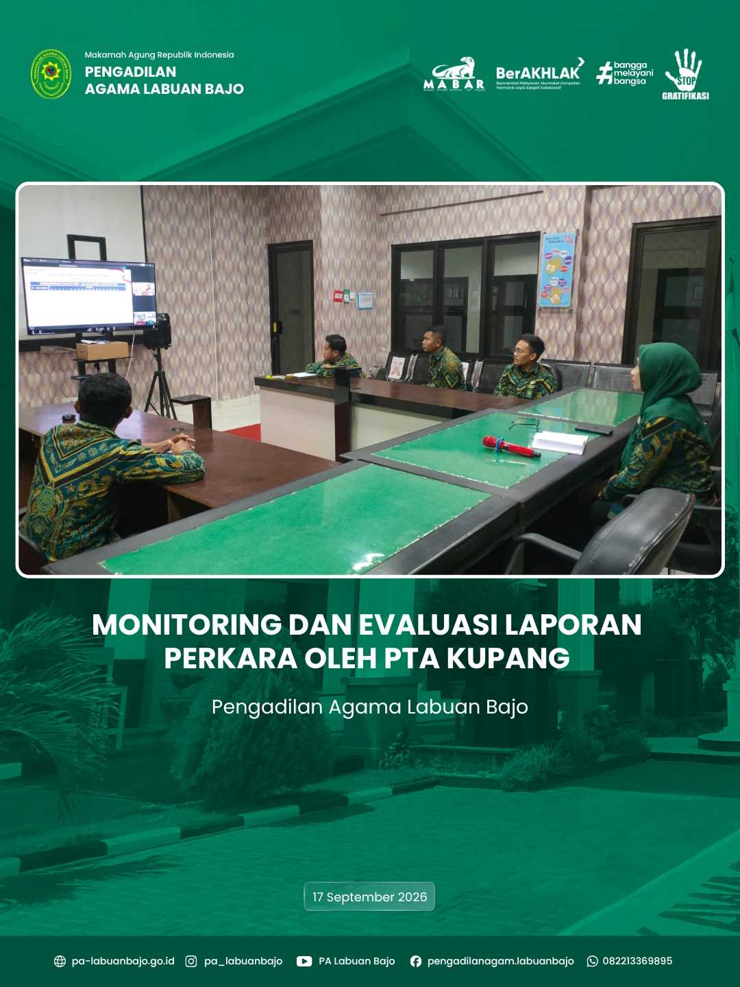 Monev Laporan Perkara PTA