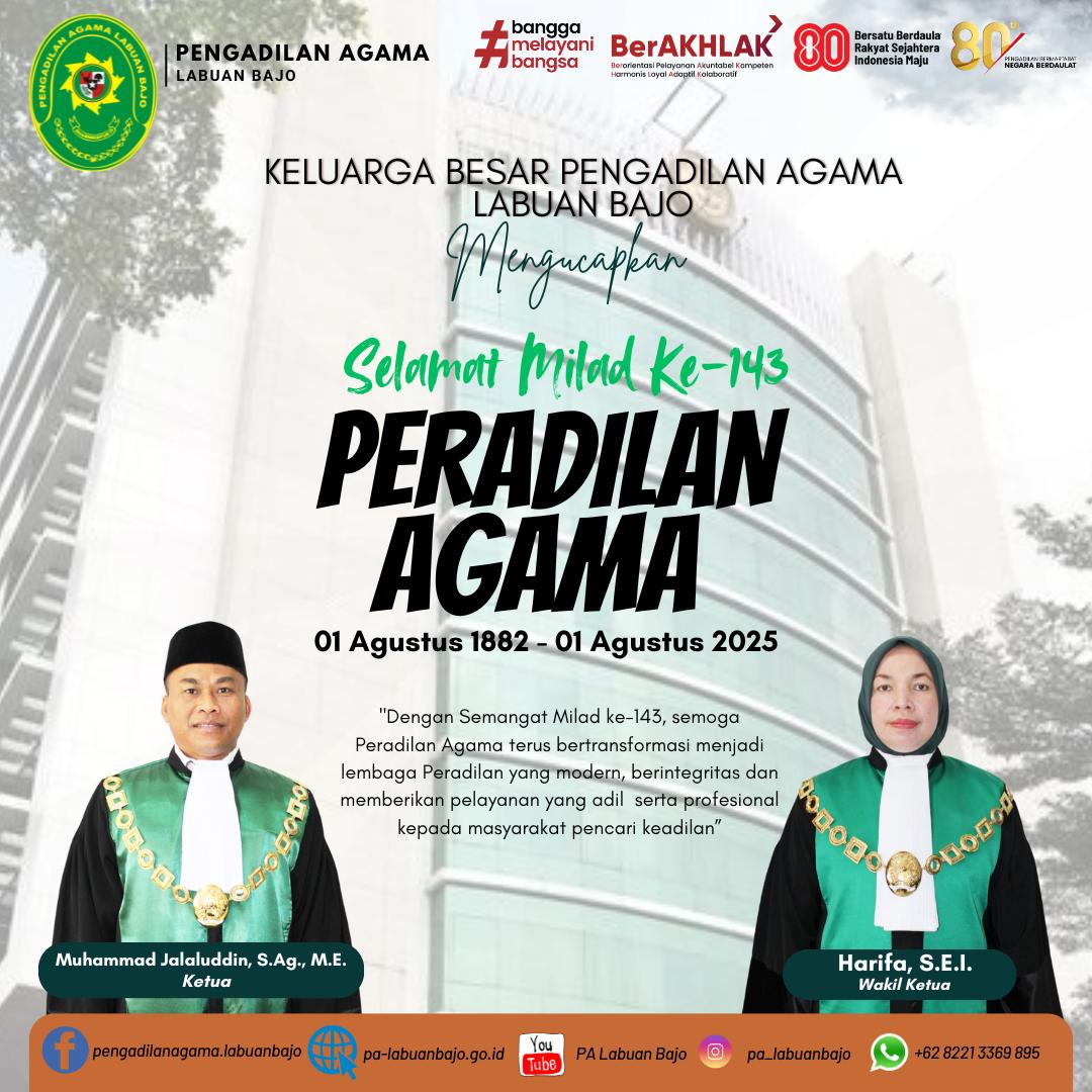 Milad 143 Peradilan Agama