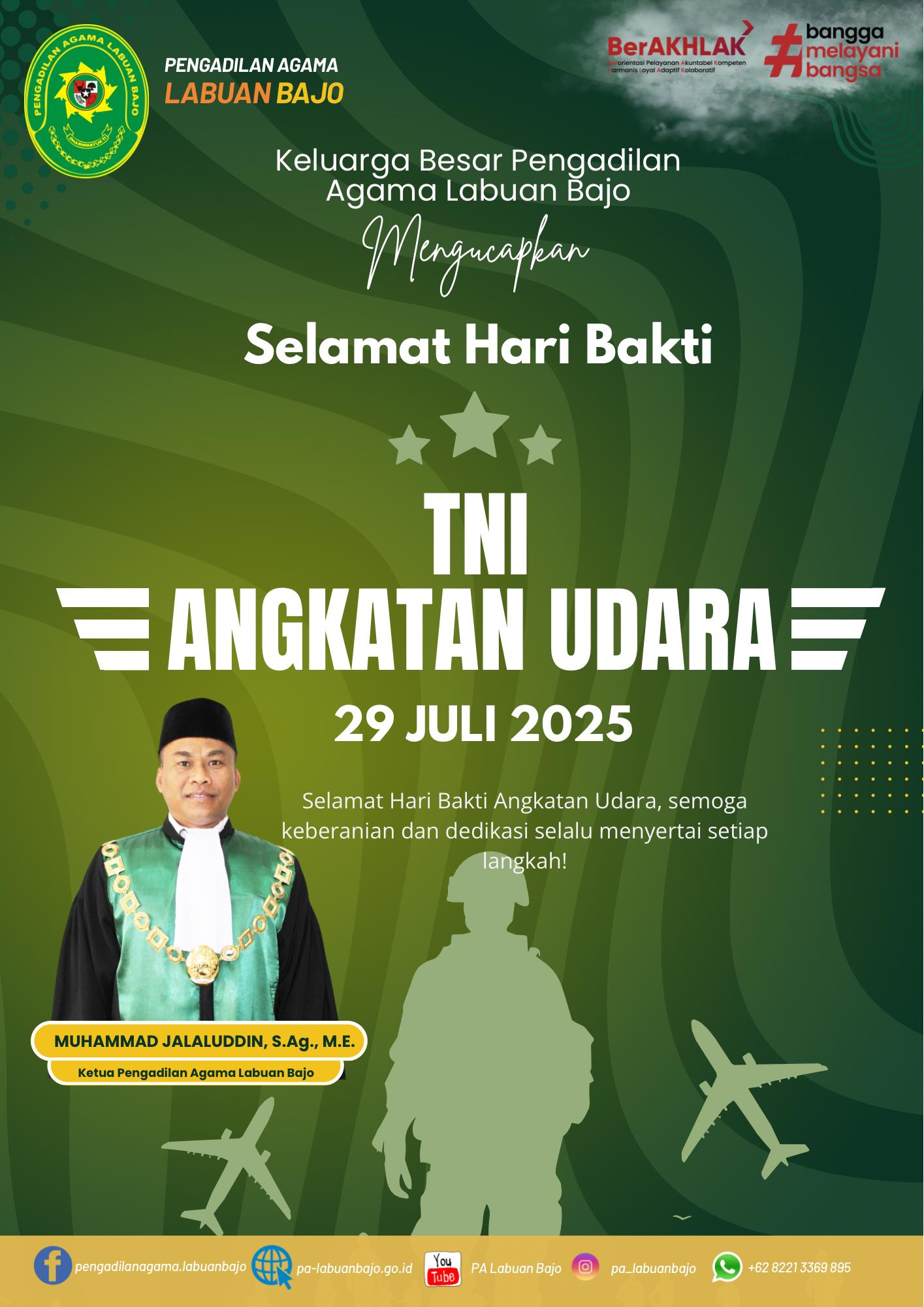 Selamat Hari Bakti TNI AU