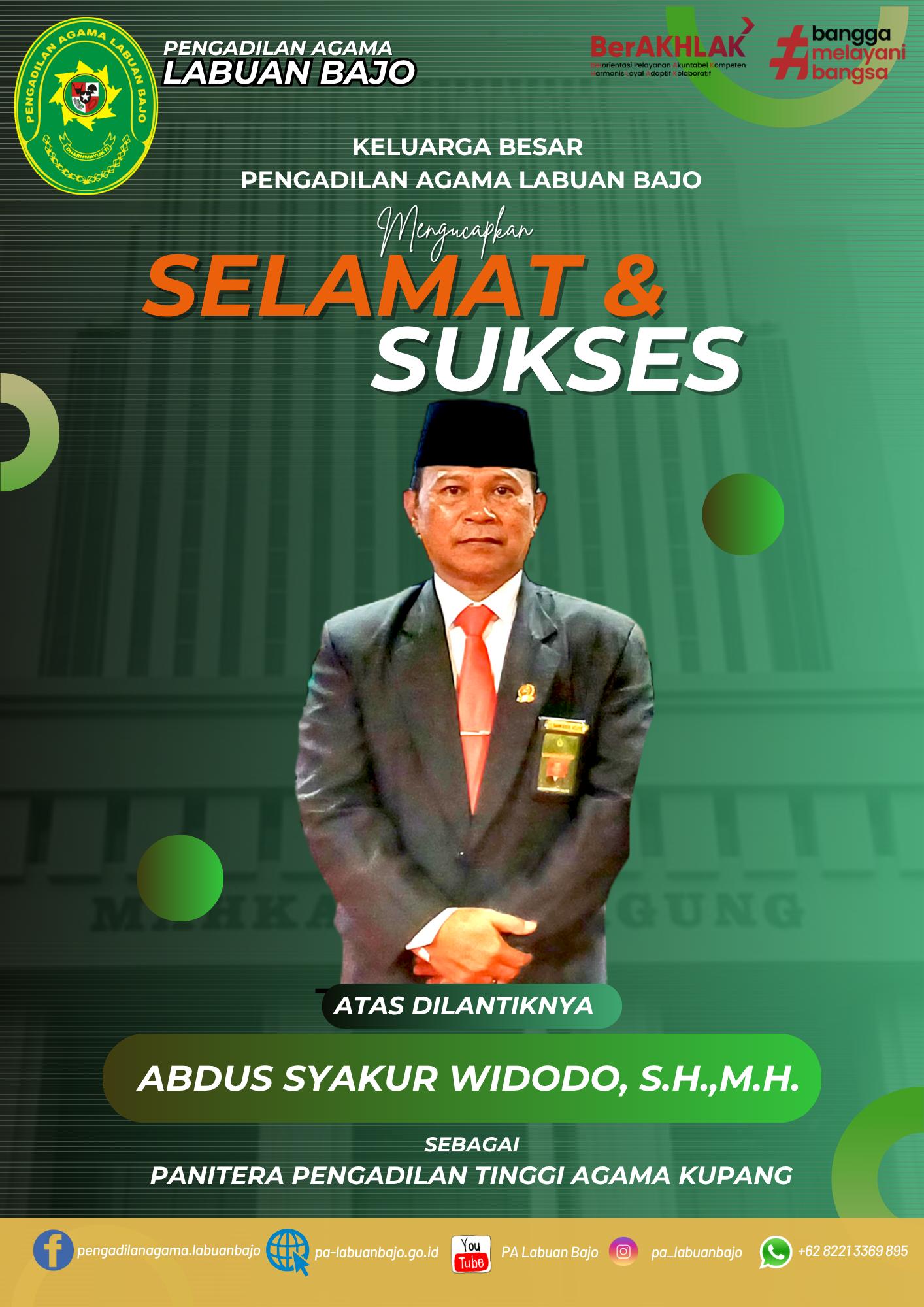 Selamat Panitera PTA Kupang 